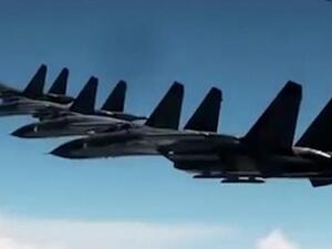 Military jets featured in Chinese new year video message to Taiwan as it calls for reunification (Twitter)