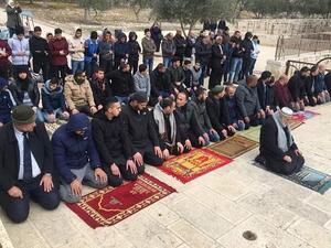 Bab al-Rahma gate which is used by Muslim worshippers to enter al-Aqsa Mosque (Twitter)