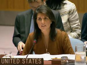 السفيرة الاميركية لدى الامم المتحدة نيكي هايلي