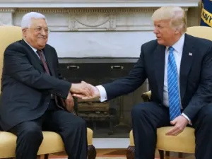 الرئيس الفلسطيني محمود عباس ,الرئيس الأمريكي دونالد ترامب