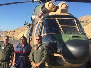 الجيش الاردني يوضح حيثيات نقل الفنانة أحلام بطائرة عسكرية

