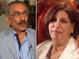 الكاتب الاردني الراحل خيري منصور وأرملته امل منصور