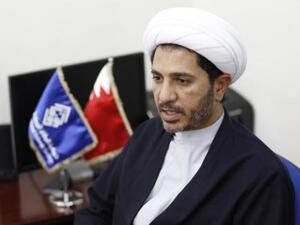 الشيخ علي سلمان الأمين العام لجمعية الوفاق المعارضة
