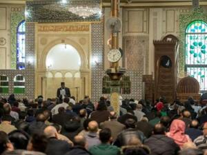 المسجد الكبير في العاصمة البلجيكية بروكسل

