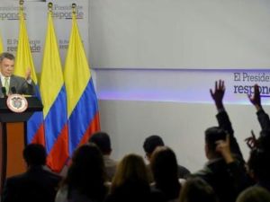 رئيس كولومبيا خوان مانويل سانتوس
