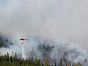 حرائق غابات قرب هامرستراند بالسويد
