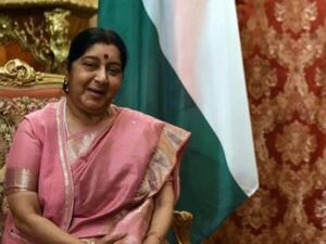 وزيرة الخارجية الهندية سوشما سواراج
