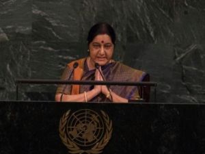 وزيرة الخارجية الهندية سوشما سواراج