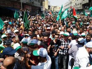 تظاهرات حاشدة في الاردن نصرة للاقصى
