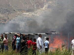 وفاة فتاة بحريق في مخيم للاجئين السوريين في لبنان

