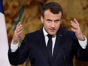 الرئيس الفرنسي ايمانويل ماكرون