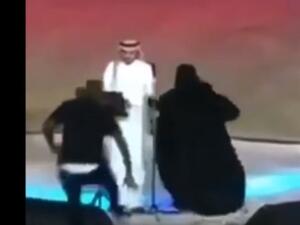 اعتقال سعودية منقبة عانقت المطرب ماجد المهندس