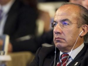 الرئيس المكسيكي السابق فيليبي كالديرون
