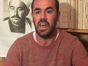 الناشط ناصر الزفزافي زعيم الحراك في شمال المغرب في الحسيمة
