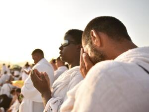 حجاج على جبل عرفات