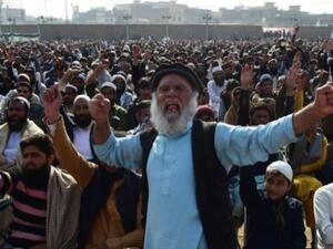 تظاهرة مناهضة للولايات المتحدة في بيشاور
