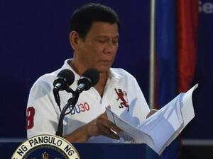 الرئيس الفيليبيني رودريغو دوتيرتي