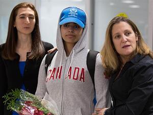 الفتاة السعودية رهف محمد