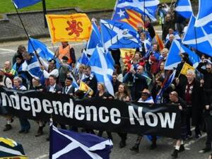 مسيرة من اجل استقلال اسكتلندا
