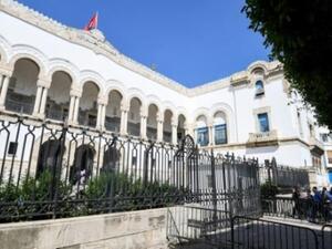 مبنى المحكمة في تونس حيث تجري محاكمة المشتبه بارتباطهم بالاعتداء على فندق سوسة عام 2015

