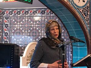 رئيسة الوزراء البريطانية، تيريزا ماي