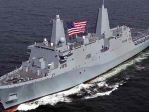 طلقات تحذيرية من سفينة حربية اميركية على زوارق ايرانية
