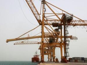 مشهد عام لميناء الحديدة في اليمن
