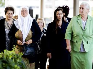 The district court in The Hague ruled three years ago that Dutch peacekeepers should have protected 300 Muslim men hiding on the UN base from the Serbs. (AFP) 