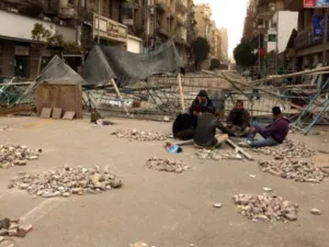 متظاهرون مناؤون لحكم مبارك في ميدان التحرير/الخميس/أ.ف.ب