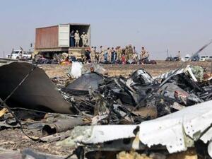 حطام الطائرة الروسية في سيناء