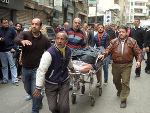 At least 46 people were killed and dozens injured on Sunday morning, when two blasts ripped through the two churches in Tanta and Alexandria. (AFP) 