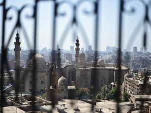 A mosque in Cairo is seen from behind the ancient Salaheddin citadel (AFP/ File)