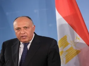 Egypt's Foreign Minister Sameh Shoukry met with two US envoys on Monday for discussions on ways to resolve the 9-month diplomatic rift between Qatar and four Arab countries. (AFP/ File Photo)