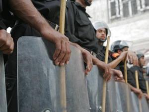 Karim Hamdy, a lawyer who was arrested earlier this year on charges of belonging to the Muslim Brotherhood, was declared dead of torture wounds at a Cairo police hospital in February.  (AFP/File)