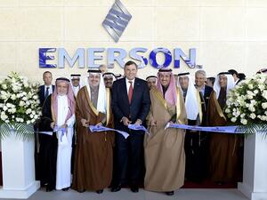Officials today inaugurated Emerson’s new technology and innovation center at Dhahran Techno Valley in Dhahran, Saudi Arabia. 