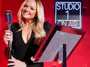 Hint hint! Emma Bunton, 42, listed her hilarious demands for a Spice Girls reunion tour as she was the guest announcer on Ant and Dec's Saturday Night Takeaway (Source: Kieron McCaron - REX - Shutterstock)