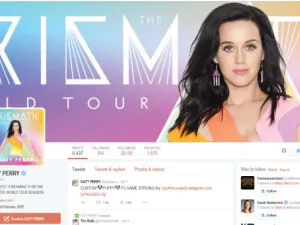 Katy Perry was the most followed celebrity on Twitter in 2016. (Twitter)