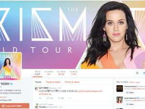 Katy Perry was the most followed celebrity on Twitter in 2016. (Twitter)