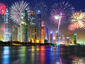 The UAE is the place to be on New Year's Eve. (Shutterstock)