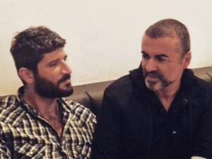 Late singer, George Michael, with boyfriend Fadi Fawaz. (Instagram) 
