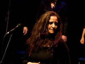 Reem Talhami sings her way through Gaza (Photo courtesy of Reem's facebook)