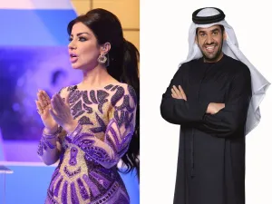 حسين الجسمي وحليمة بولند