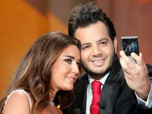 الفنانة سيرين عبدالنور مع نيشان