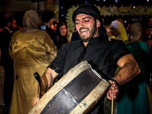 The young smiley energetic drummer took it to social media to promote his performances this year (Source: Facebook - Maher Dababneh TheDrummer)