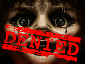 Annabelle reacts to the verdict. (Warner Bros. Pictures)