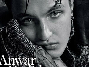 Anwar Hadid is on the cover of Vogue Arabia. (Vogue Arabia)