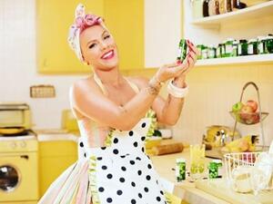 Pink's error in playing the Elf on the Shelf game is that the festive ornament is meant to be put in a new hiding place around the house each morning in the run up to December 25, but the artist has failed to relocate the toy (Source:Instagram - @pink)