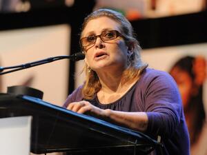 The late, great Carrie Fisher. (Angela Weiss / GETTY / AFP)