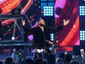 DJ Khaled at a show earlier this year. (DJ Khaled - Jason Koerner - GETTY IMAGES NORTH AMERICA - AFP)