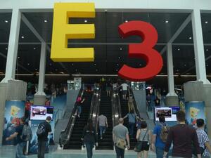 Attendees arrive at E3 2017. (Jim Ruymen/UPI)